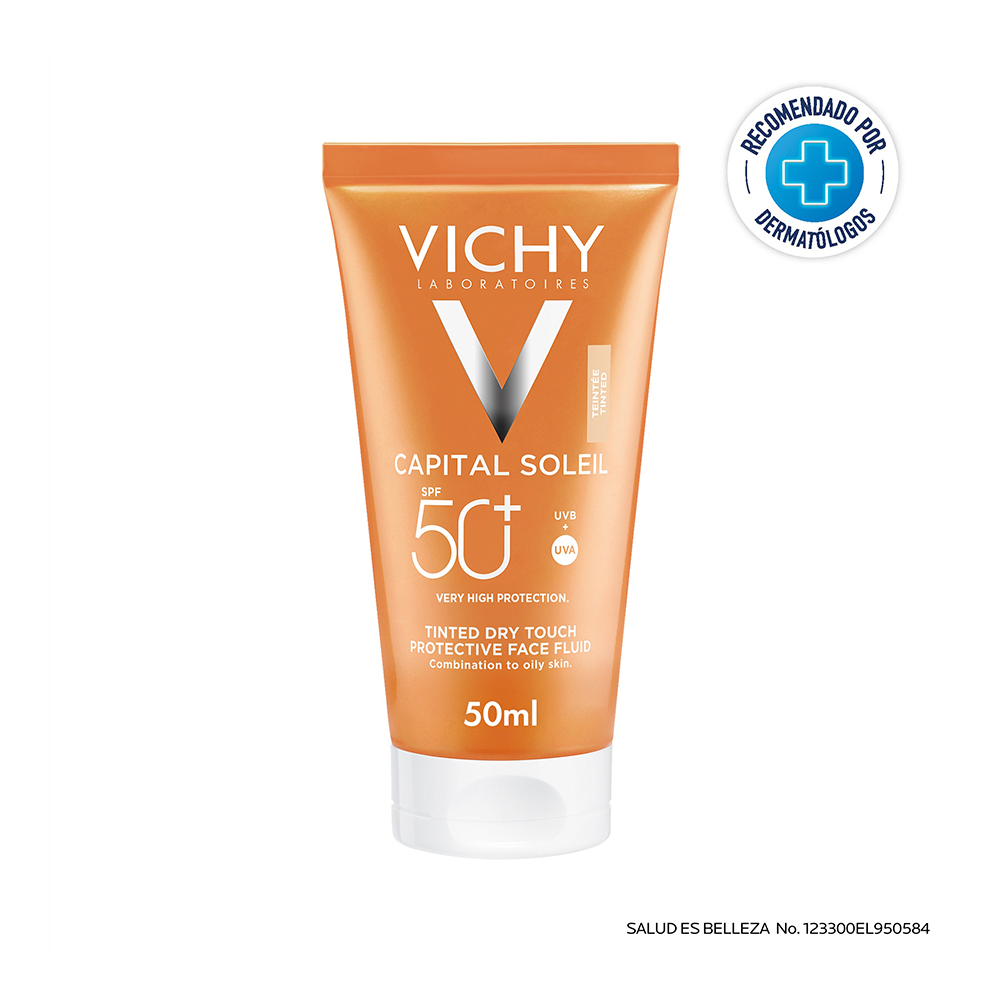 IDEAL SOLEIL 50+ DRY TOUCH C/COLOR 50ML