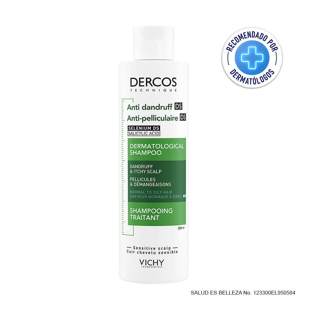 DERCOS CASPA GRASA 200ML