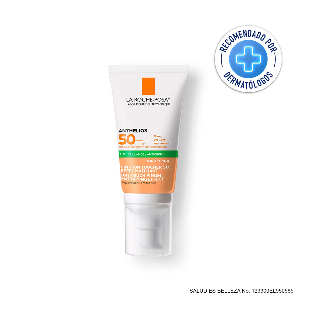 ANTHELIOS 50+ CREMA  XL T/SECO COLOR 50ML