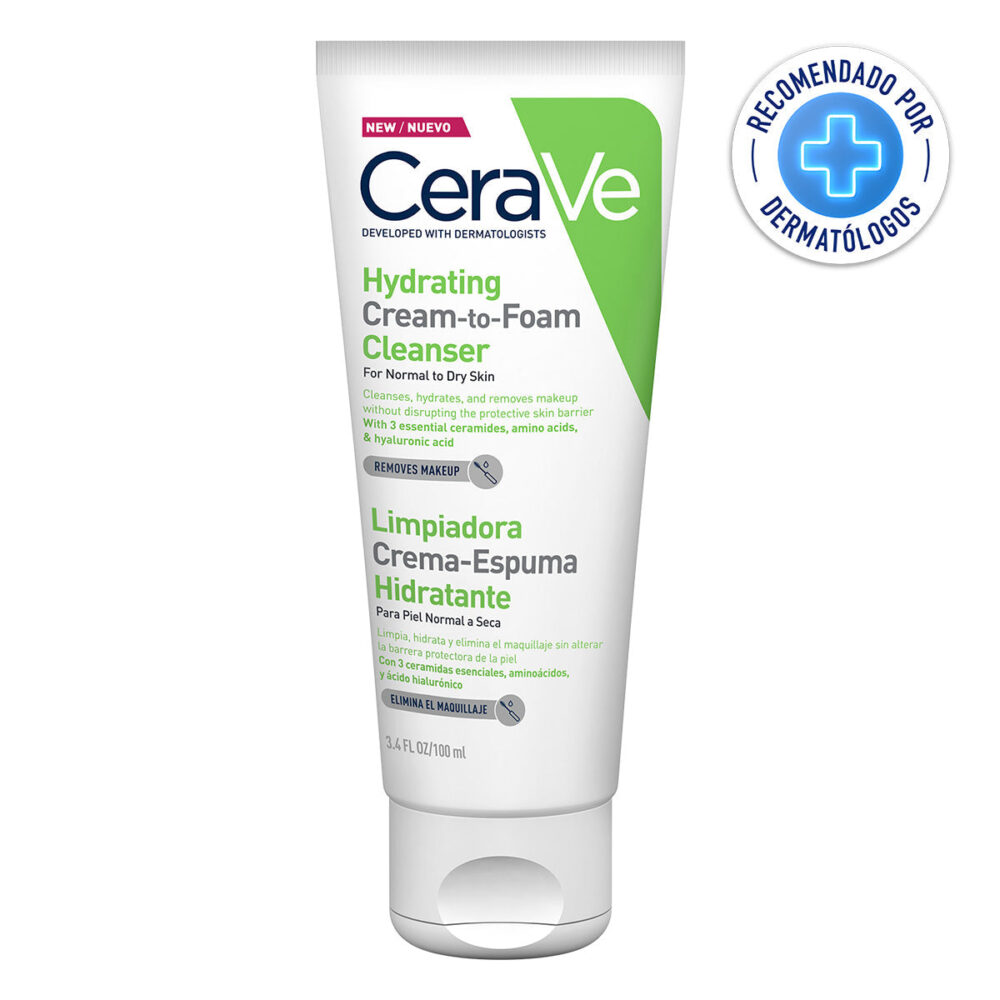 CERAVE LIMPIADORA CREMA-ESPUMA HIDRATANTE 100ML