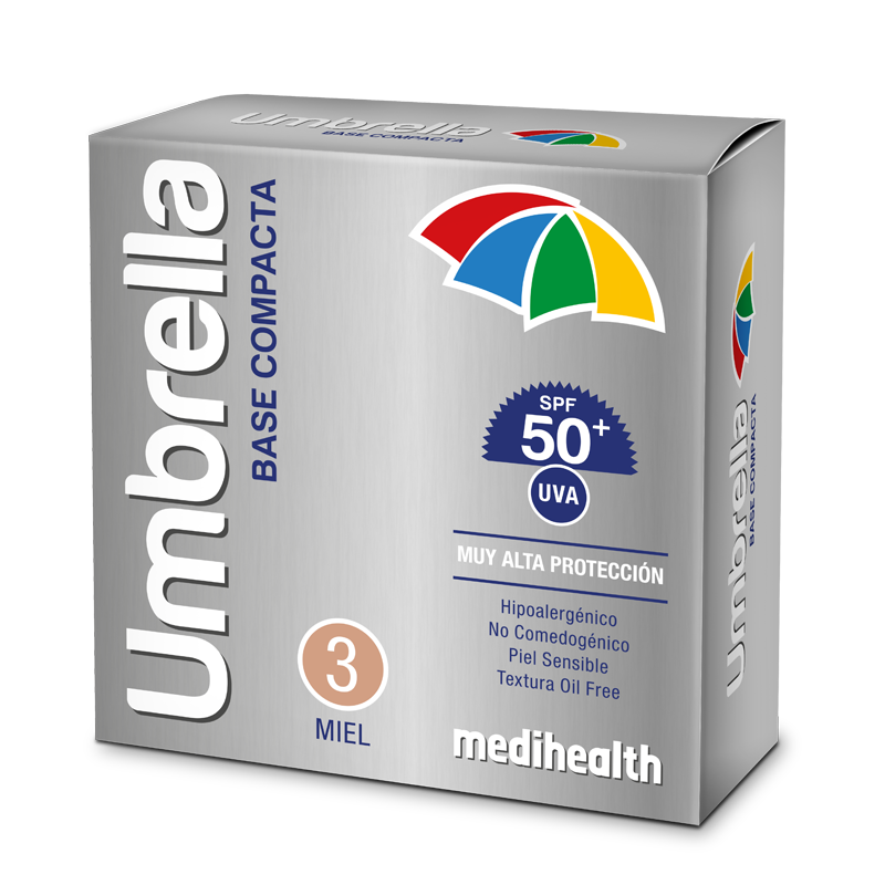 UMBRELLA SPF50+ COMPACTO MIEL 11GR
