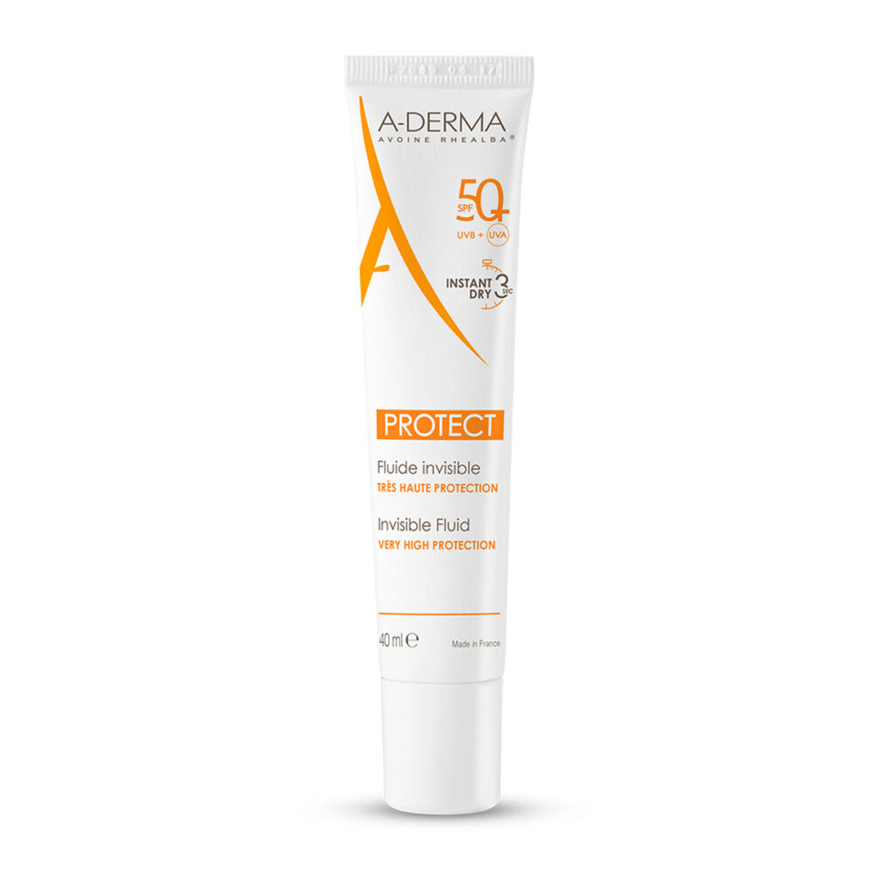 ADERMA PROTECT FPS50+ FLUIDO INVISIBLE 40ML