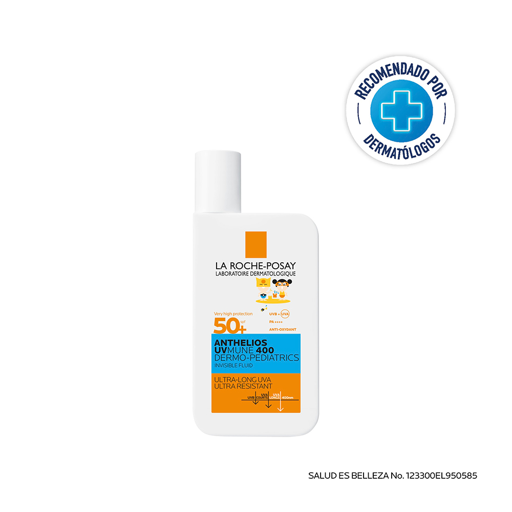 ANTHELIOS UV MUNE 400 DERMO-PEDIATRICS FLUIDO INVISIBLE 50ML