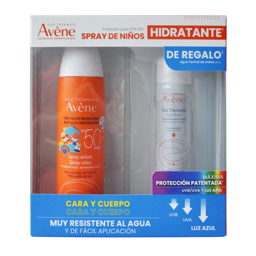 A-KIT SPRAY NIÑOS SPF 50+ 200ML+AGUA TERMAL SPRAY 50ML