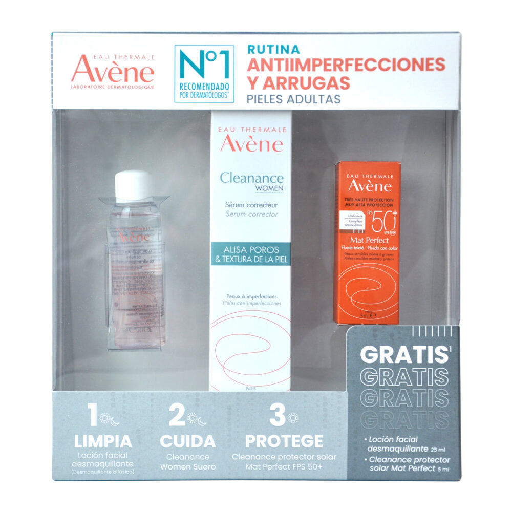 AV-KIT CLEANANCE WOMEN 30ML+DESMAQ BIFASICO 25ML+MAT PERFECT 5ML