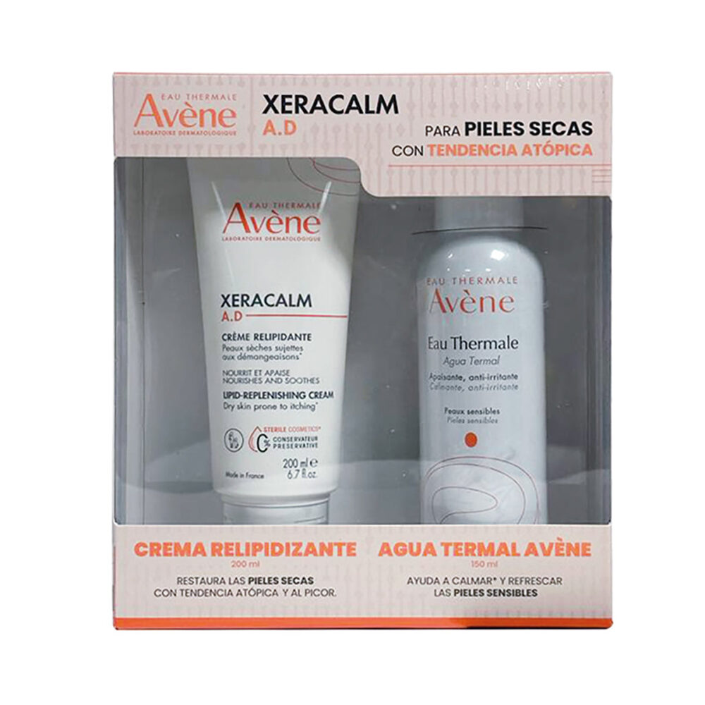 KIT-XERACALM A.D CREMA 200ML+AGUA TERMAL 150ML