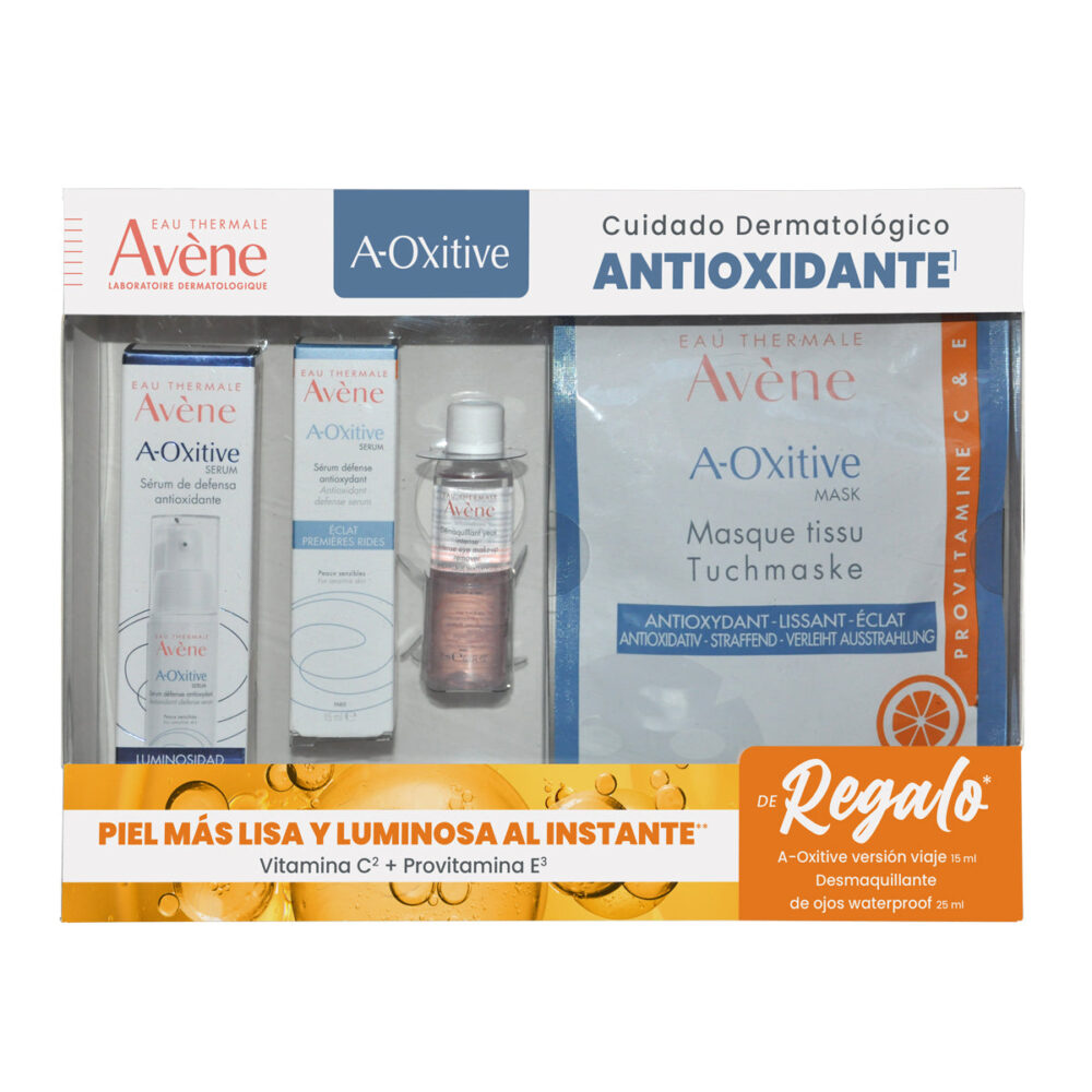 KIT A-OXITIVE SERUM 30ML+A-OCITIVE SERUM 15ML+OXITIVE DESMAQUILLANTE BIFASICO 25ML