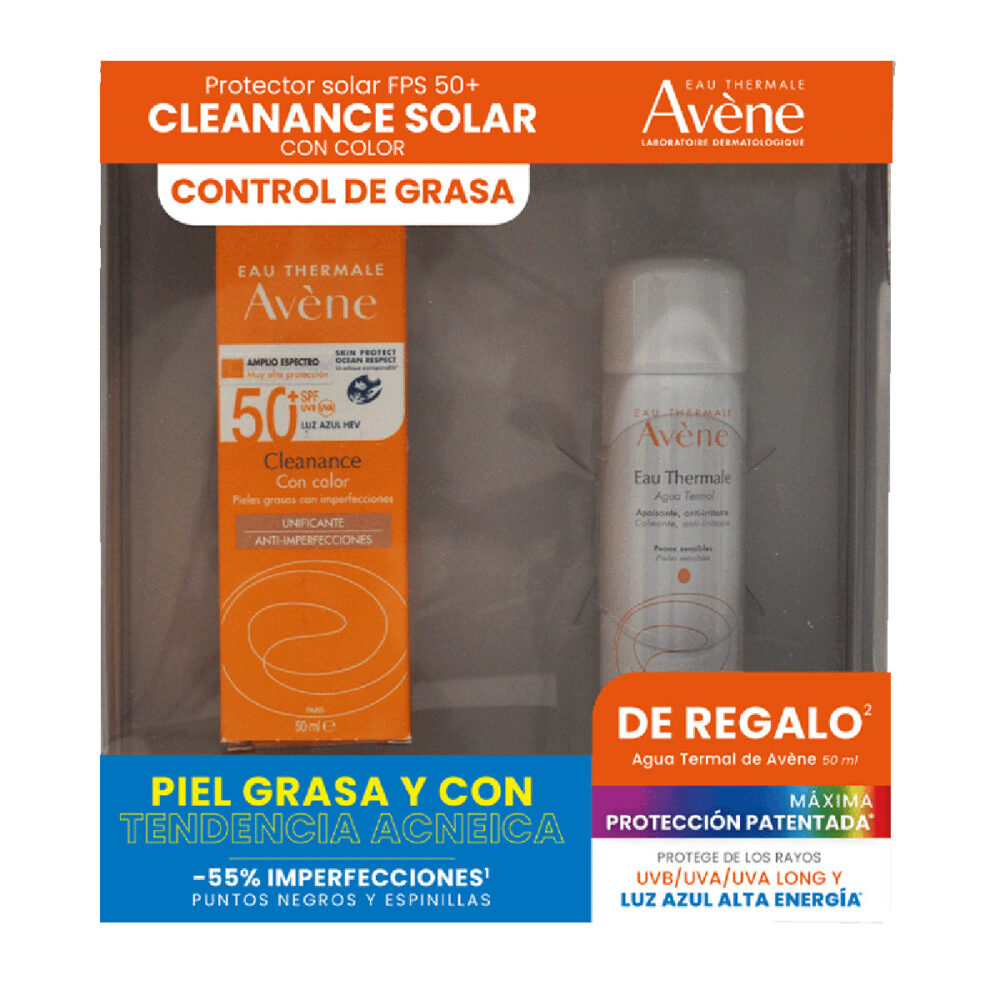 A-KIT CLEANANCE SOLAR C/C 50ML+AGUA TERMAL SPRAY 50ML