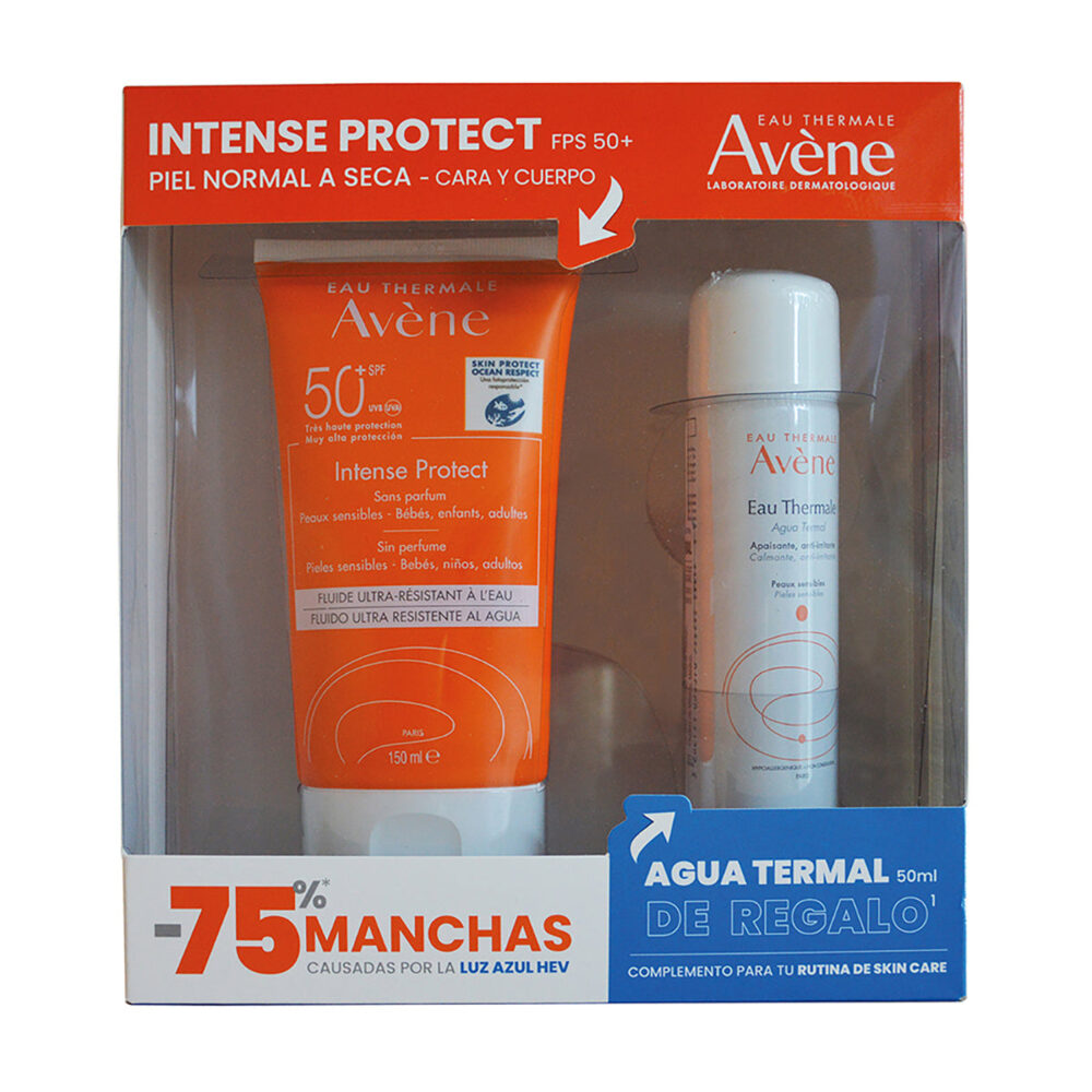 KIT-BLOQ. 50+ INTENSE PRO 150ML+AGUA TERMAL 50ML