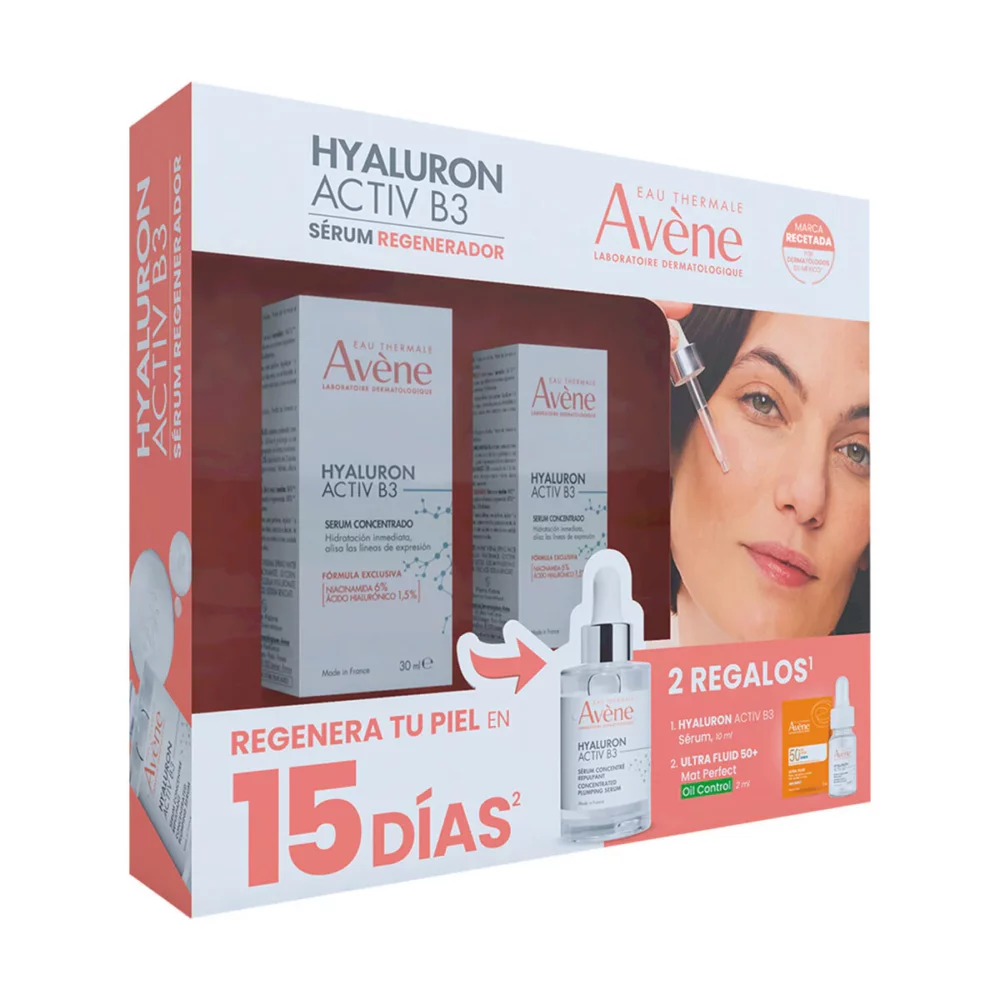 KIT-HYALURON ACTIVE B3 SERUM 30ML+HYALURON SERUM 10ML+FLUID MAT PERFECT 2ML