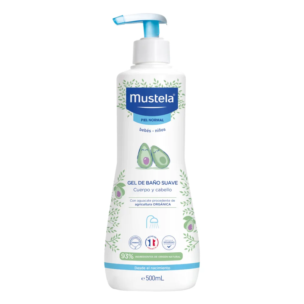 MUSTELA GEL DE BAÑO SUAVE 500ML