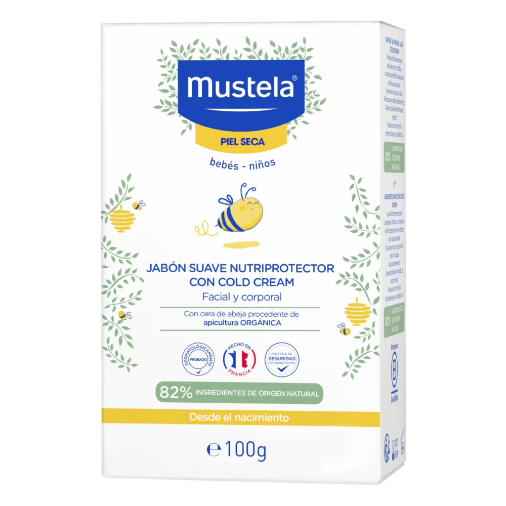 MUSTELA JABÓN NUTRIPOTECTOR COLD CREAM 100GR