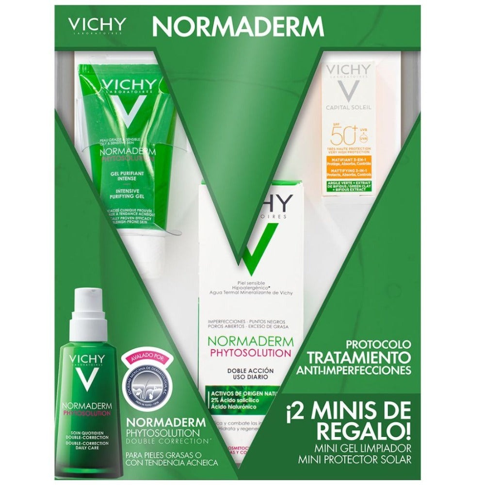 KIT NORMADERM CORRECTION 50ML+GEL LIMPIADOR 50ML+CAPITAL SOLEIL 3 EN 1 3ML