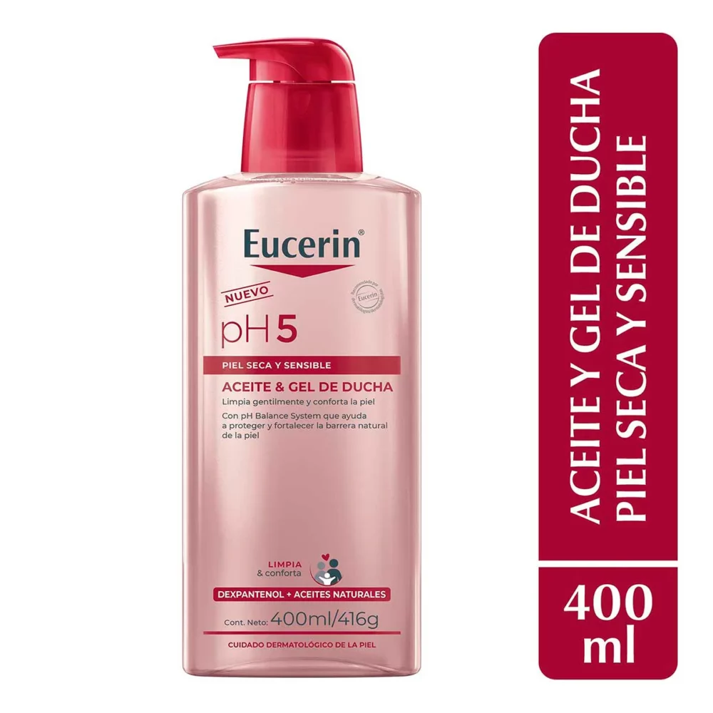 EUCERIN PH5 ACEITE-GEL DE DUCHA PIEL SECA Y SENSIBLE 400ML