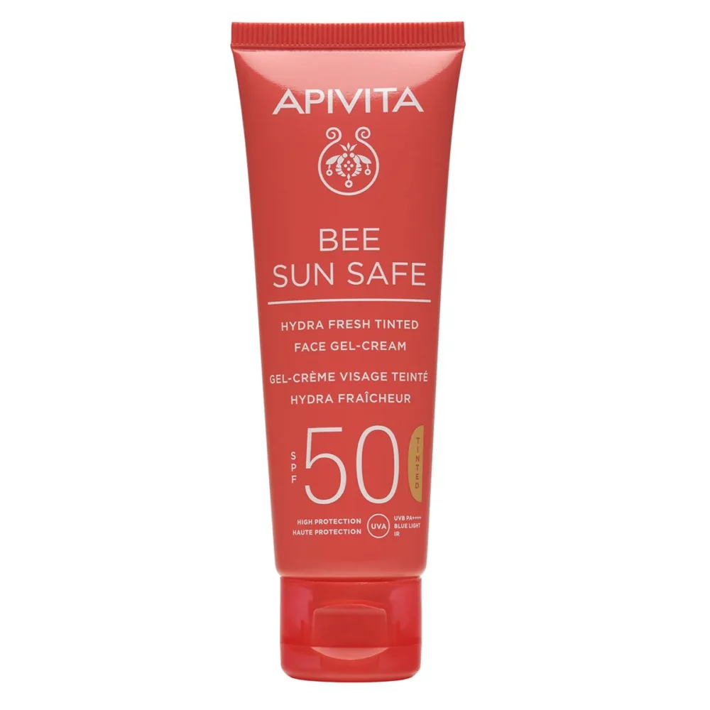 BEE SUN SAFE GEL PARA ROSTRO CON COLOR SPF50 50ML