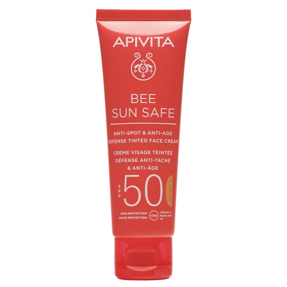 BEE SUN SAFE PROTECTOR ANTI MANCHAS PARA ROSTRO CON COLOR SPF50 50ML