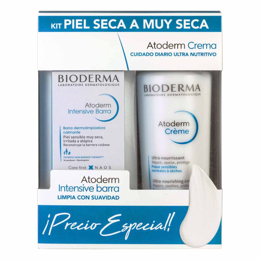 KIT ATODERM CREMA 500ML+ATODERM INTENSIVE BARRA 150GR