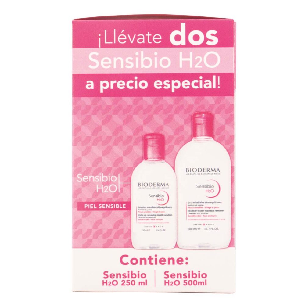 KIT SENSIBIO H2O 500ML+SENSIBIO H2O 250ML