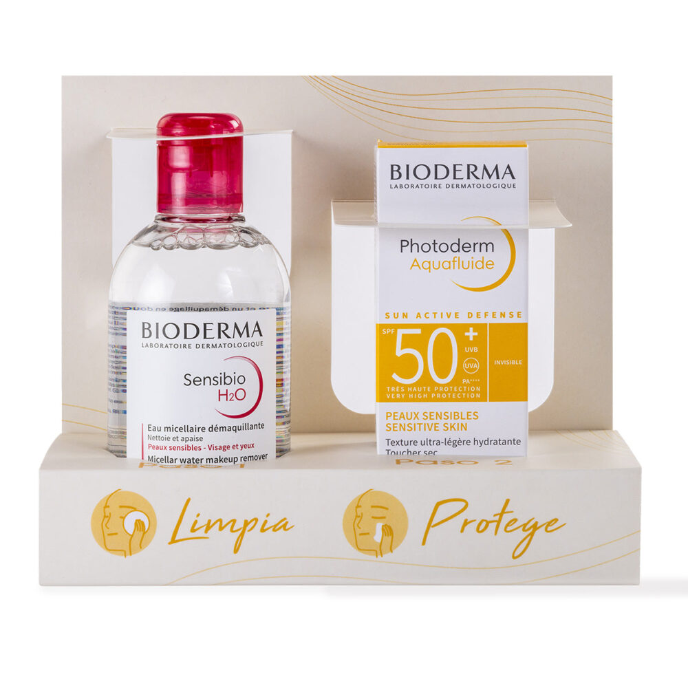 KITSENSIBIO H2O250ML+PHOTODERM AQUAFLUIDO FPS50+ 40ML