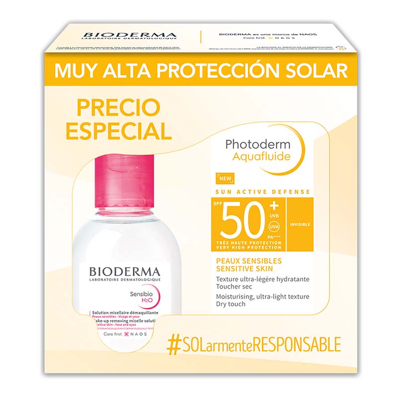 KIT-SENSIBIO H2O 100ML+PHOTODERM AQUAFLUIDO 40ML