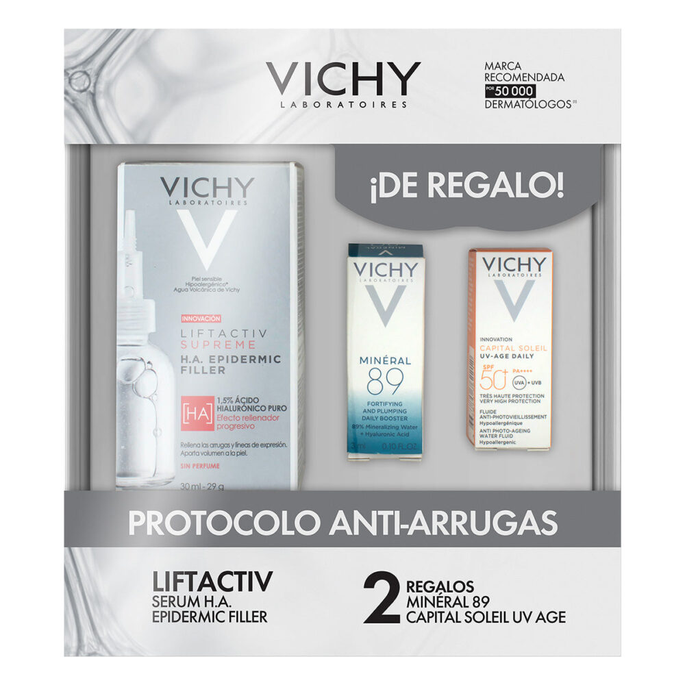 KIT LIFTACTIV HA EPIDERMIC FILLER 30ML + MINERAL 89 BOOSTER 3ML + CAPITAL SOLEIL UV S/C 3ML