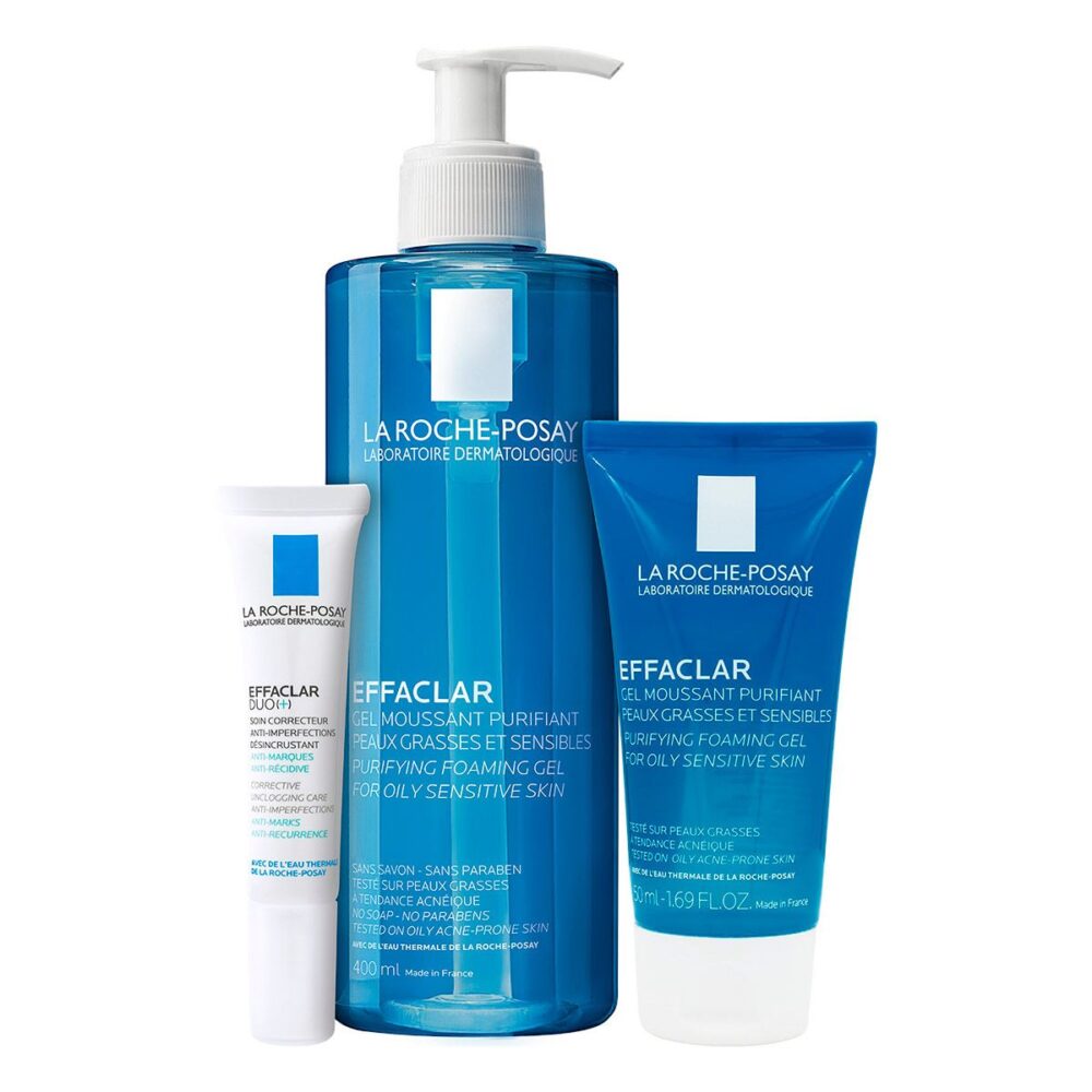 KIT EFFACLAR GEL 400ML+EFFACLAR GEL 50ML+EFFACLAR DUO 15ML