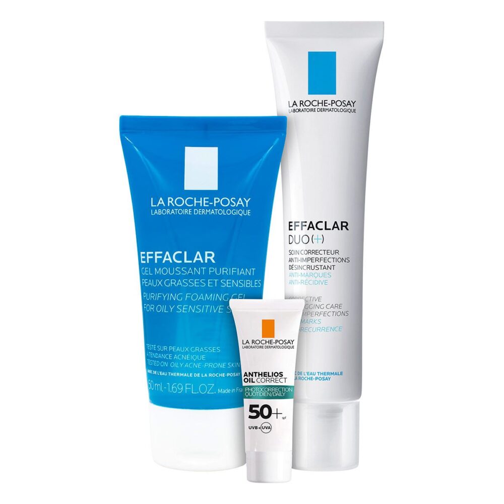 KIT EFFACLAR DUO 40ML+EFFACLAR GEL 50ML+ANTHELIOS OIL CORRECT 3ML