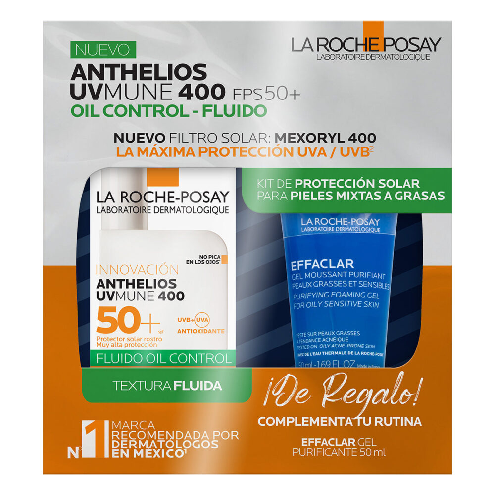 KIT-ANTHELIOS UV MUNE OIL CONTROL S/C 50ML+EFFACLAR GEL 50ML