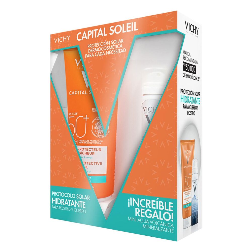 KIT-CAPITAL SOLEI PROTECTOR SOLAR 300ML+AGUA TERMAL EN AEROSOL 50ML