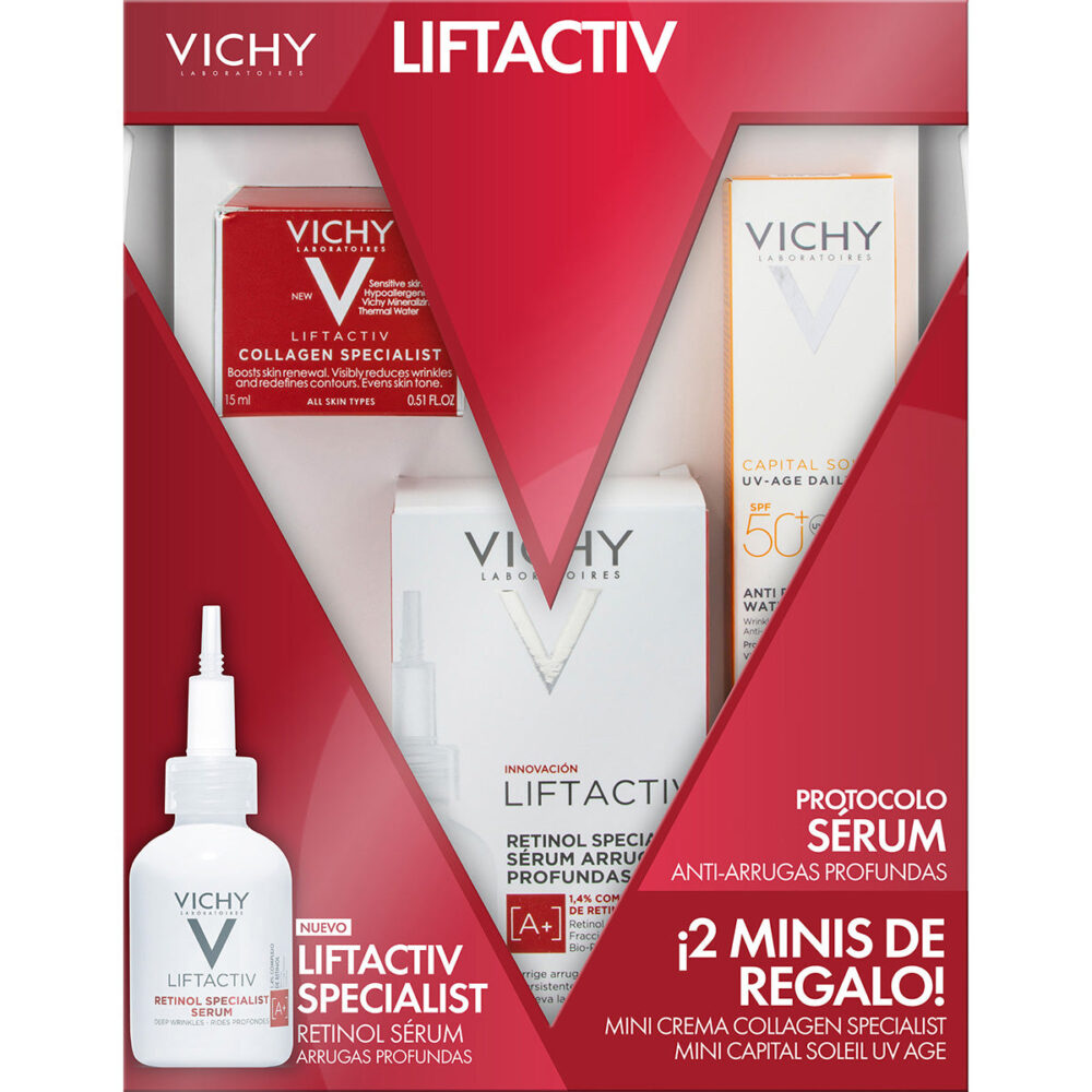 KIT-LIFTACTIV RETINOL SPECIALIST SERUM 30ML+LIFTACTIV CREME COLLAGEN SPECIALIST 15ML+CAPITAL SOLEIL UVE-AGE DAILY 15ML