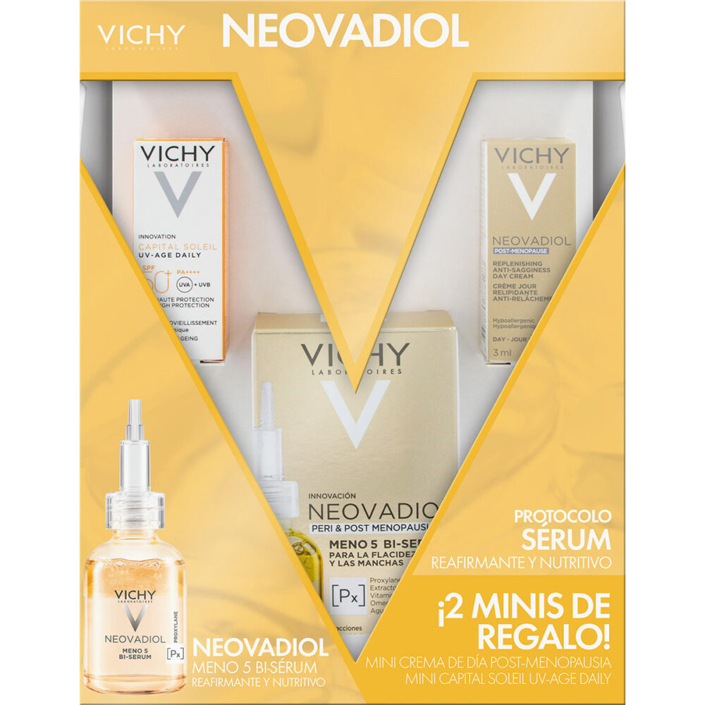KIT-NEOVADIOL MENO 5 BI-SERUM 30ML+NEOVADIOL POST MENOPAUSIA 3ML+CAPITAL SOLEIL UV-AGE DAILY 3ML