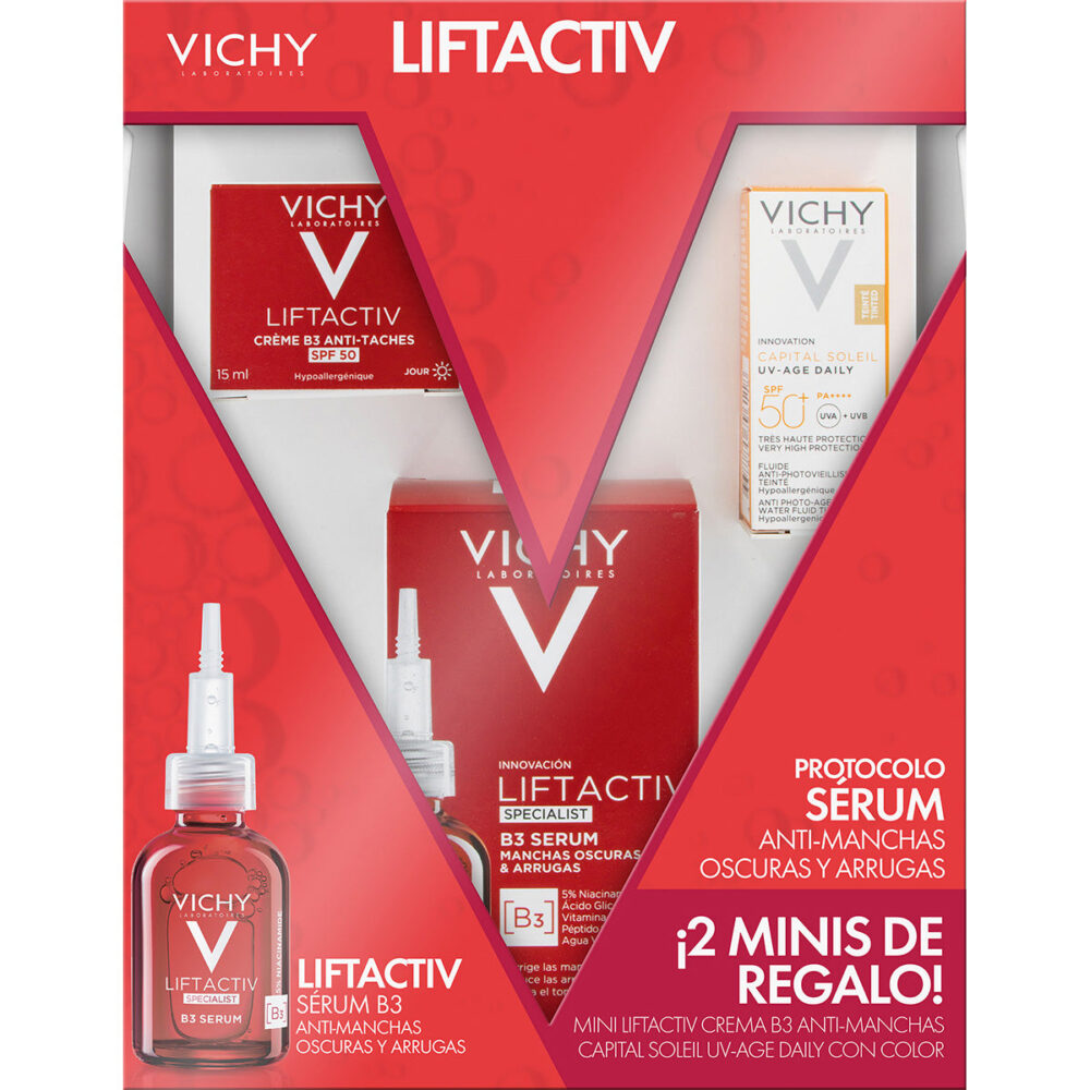 KIT-LIFTACTIV SPECIALIST B3 SERUM 30ML+LIFTACTIV CREME B3 ANTI-TACHES 15ML+CAPITAL SOLEIL UV-AGE DAILY 3ML
