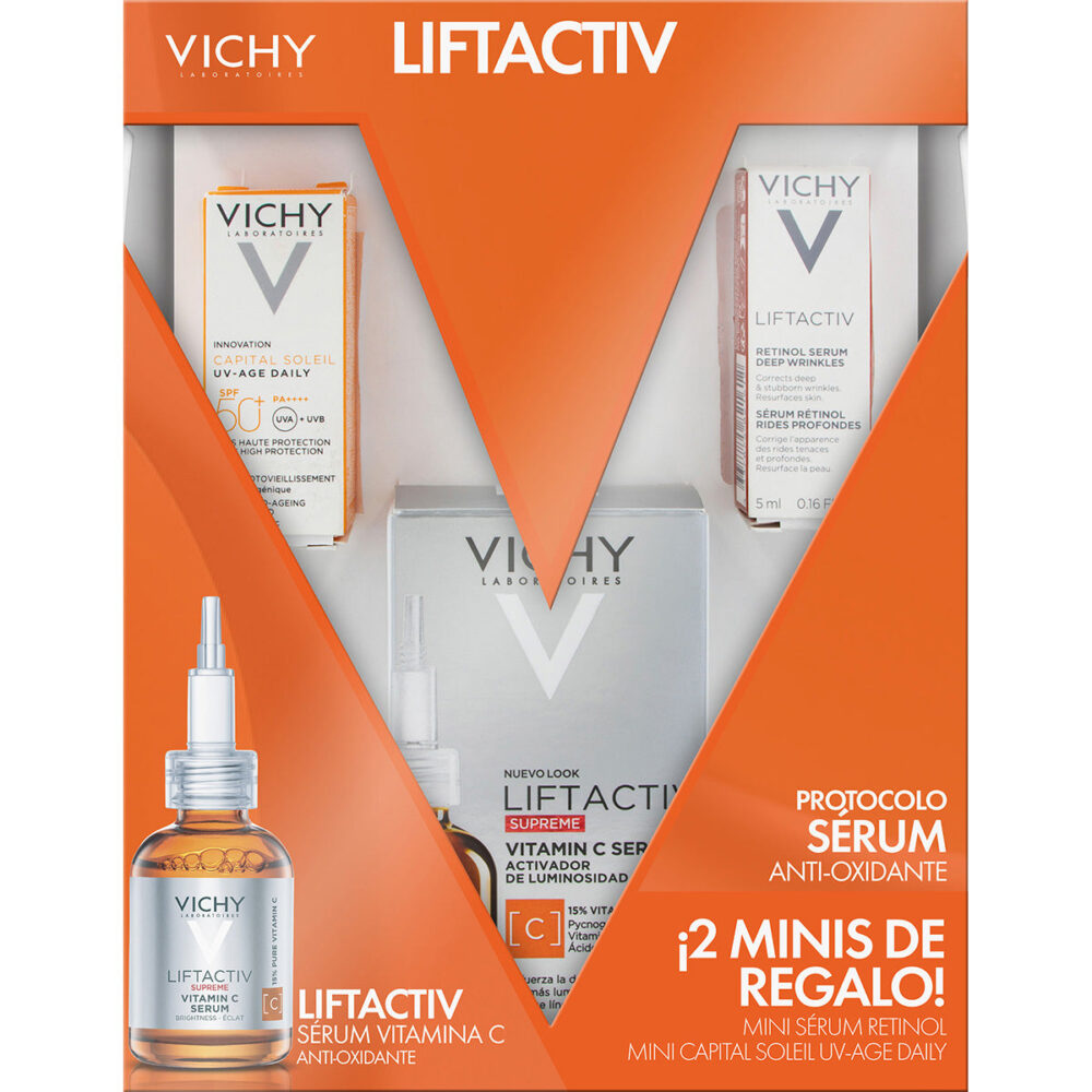 KIT-LIFTACTIV SUPREME SERUM 20ML+CAPITAL SOLEIL UVE-AGE DAILY 3ML+LIFTACTIV RETINOL SERUM 5ML