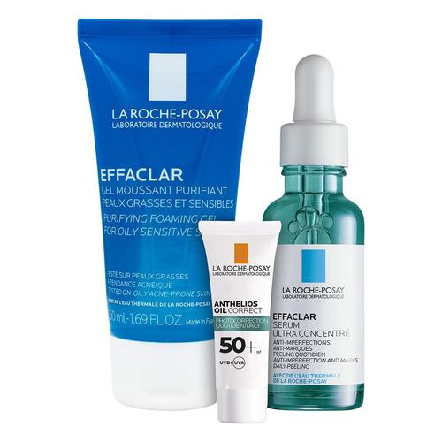 KIT-EFFACLAR SERUM 30ML+EFFACLAR GEL 50ML+ANTHELIOS OIL CORRECT 3ML
