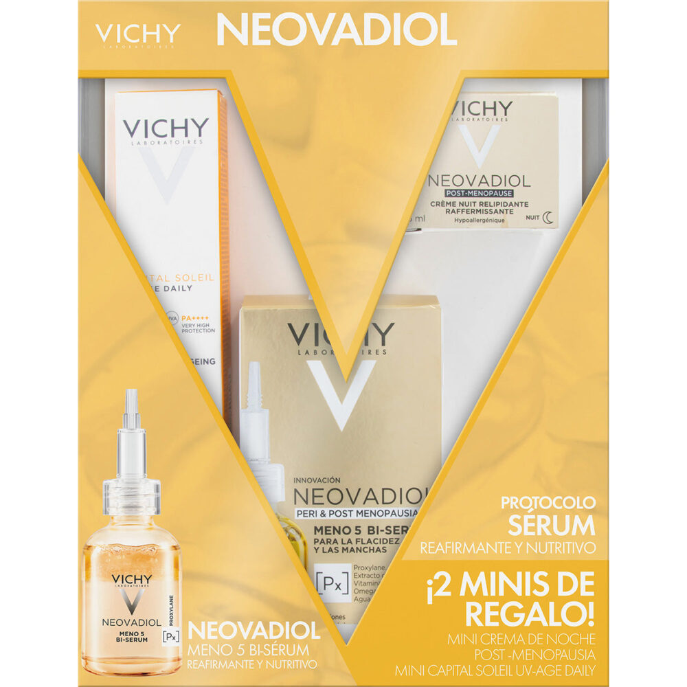 KIT-NEOVADIOL MENOS 5BI-SERUM 30ML+NEOVADIOL POST-MENOPAUSIA 15ML+CAPITAL SOLEIL UV-AGE DAILY 15ML