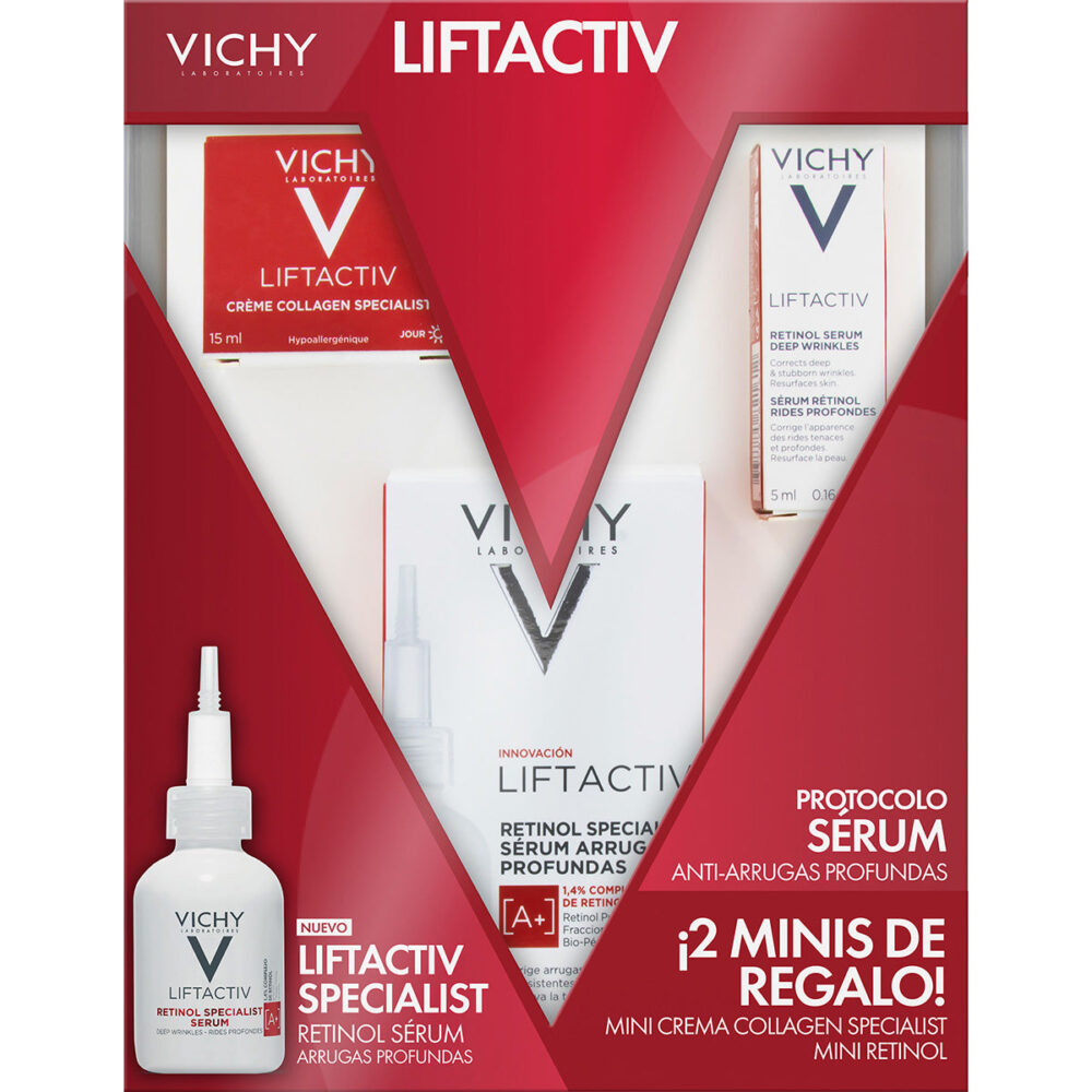 KIT-LIFTACTIV RETINOL SERUM ARRUGAS PROFUNDAS 30ML+LIFTACTIV CREAM COLLAGEN