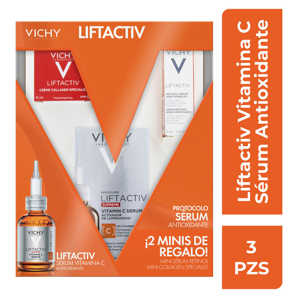KIT-LIFTACTIV SUPREME VITAMIN C SERUM 20ML+LIFTACTIV RETINOL SERUM 5ML+LIFTACTIV CREME COLLAGEN SPECIALIST 15ML