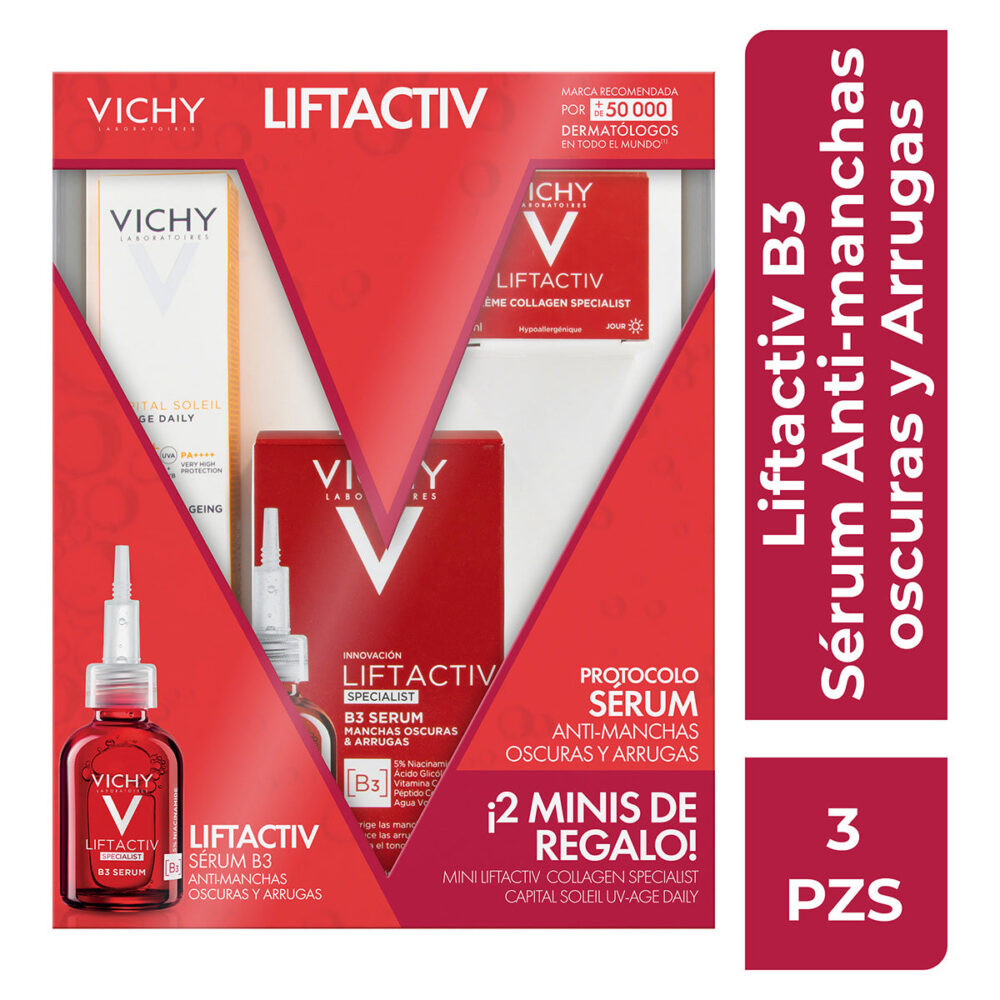 KIT-LIFTACTIV SPECIALIST B3 SERUM 30G+LIFTACTIV CREME COLLAGEN SPECIALIST 15ML+CAPITAL SOLEIL UV-AGE DAILY 15ML