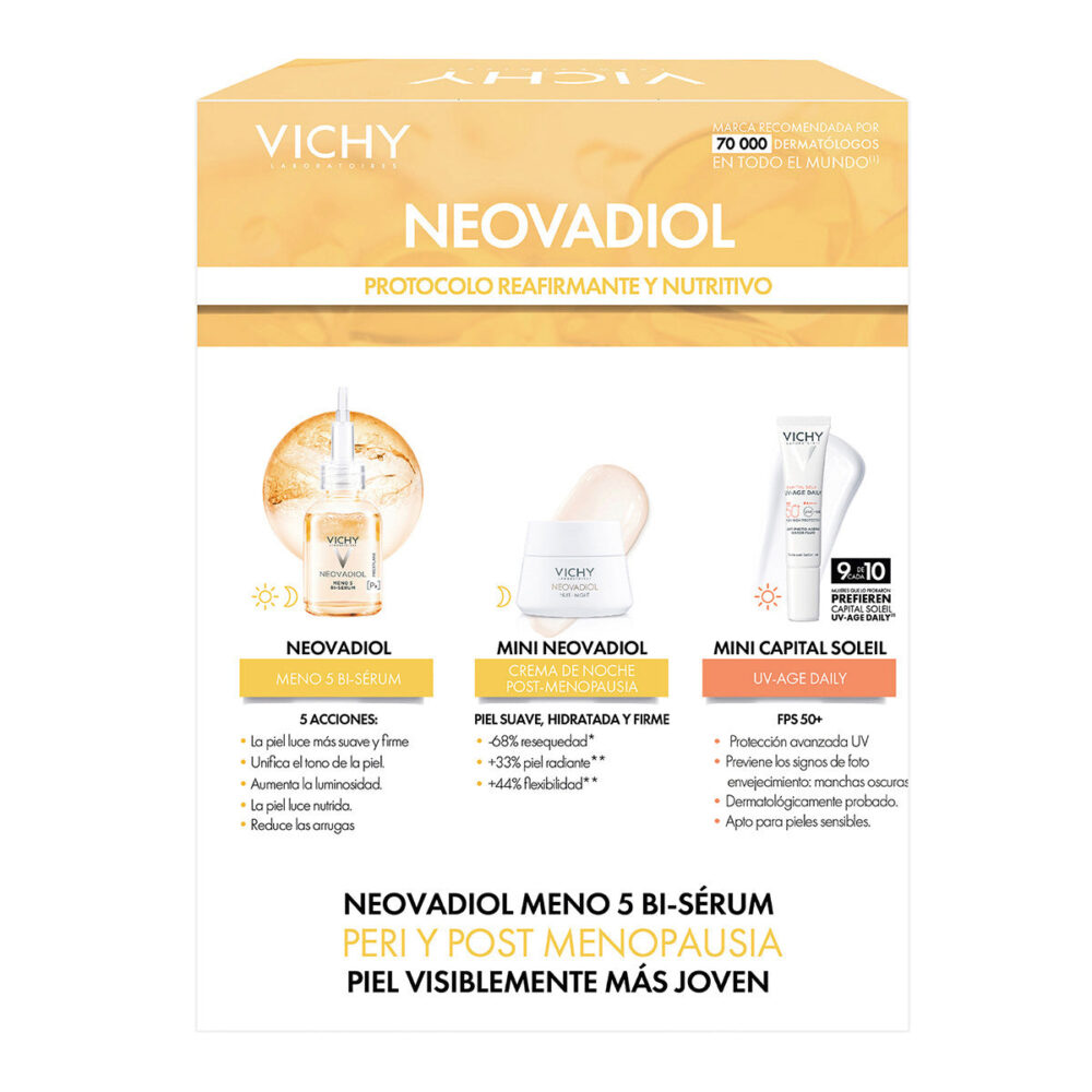 KIT-NEOVADIOL MENO 5 BI-SERUM 30ML+NEOVADIOL POST-MENOPAUSE CREMA 15ML+CAPITAL SOLEIL UV-AGE DAILY 15ML