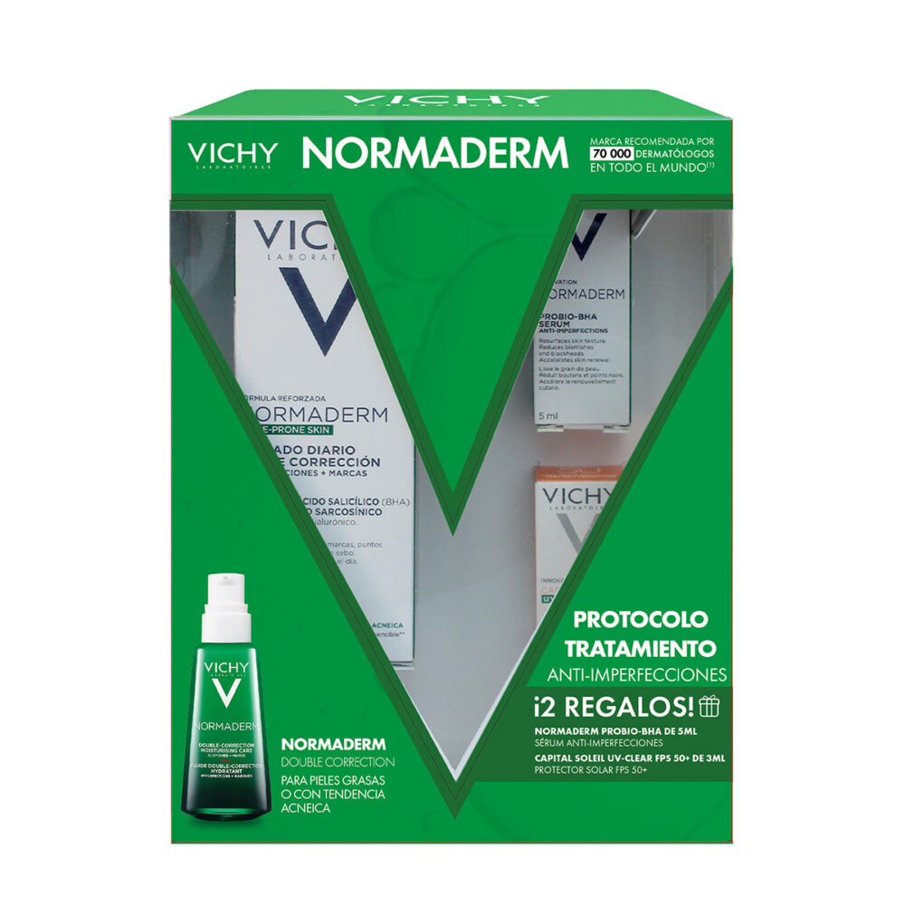 KIT-NORMADERM TRATAMIENTO ANTI-IMPERFECCIONES 50ML+NORMADERM SERUM ANTI-IMPERFECCIONES 5ML+CAPITAL SOLEIL UV MUNE CLEAR 3ML