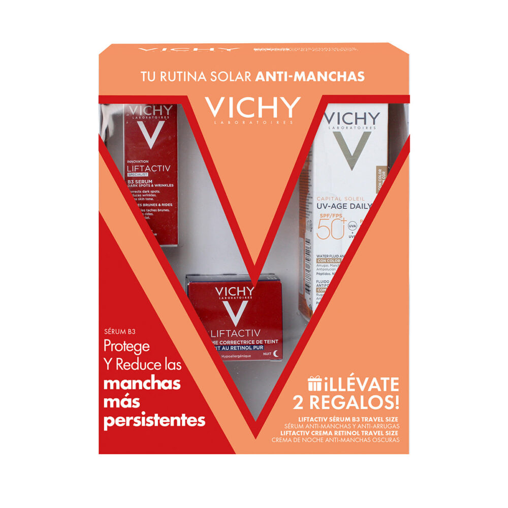 KIT-CAPITAL SOLEIL UV MUNE AGE DAILY SPF50+ 40ML+LIFTACTIV CREMA RETINOL 15ML+LIFTACTIV SERUM B3 5ML
