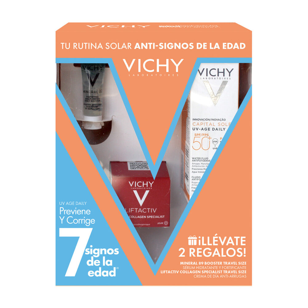 KIT-CAPITAL SOLEIL UV MUNE AGE DAILY SPF50+ 40ML+LIFTACTIV COLLAGEN SPECIALIST 15ML+MINERAL 89 BOOSTER 3ML