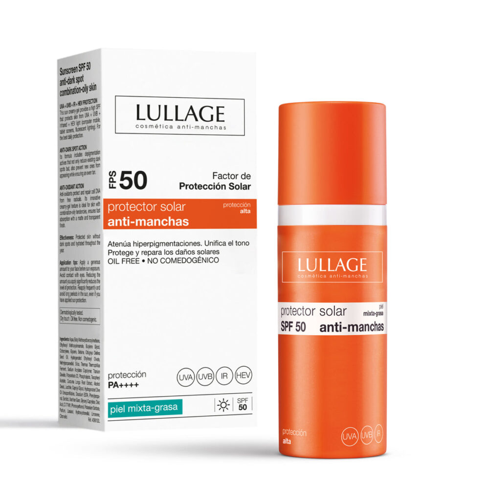 LULLAGE GEL SOLAR ANTIMANCHAS FPS50 50ML