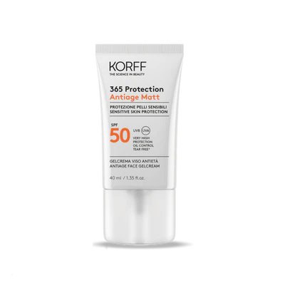 365 PROTECTION ANTIAGE MAT SENSITIVE SKIN PROTECTION ANTIAGE FACE GEL CREAM SPF50 40ML