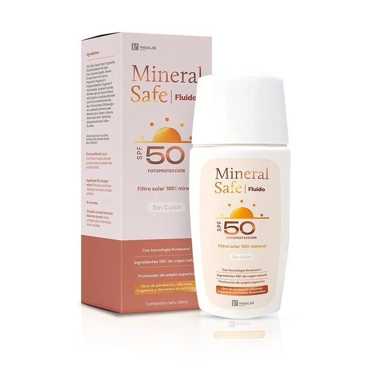 MINERAL SAFE FLUIDO SIN COLOR 50ML