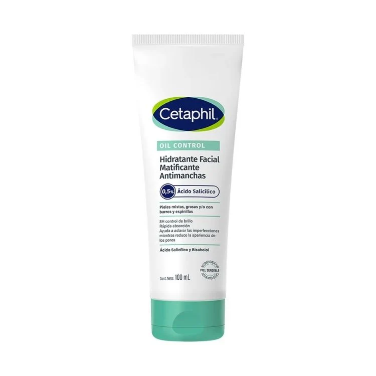 CETAPHIL OIL CONTROL HIDRATANTE FACIAL MATIFICANTE ANTIMANCHAS 100ML