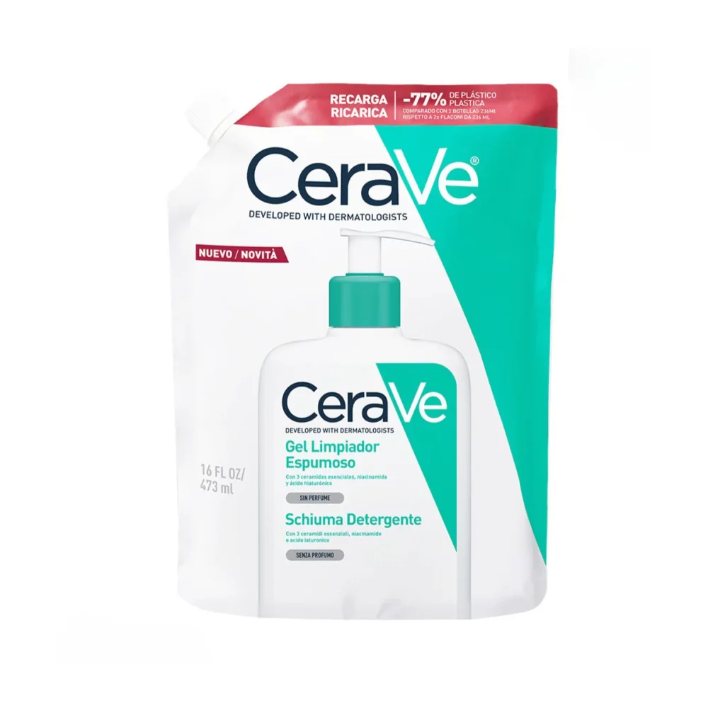 CERAVE GEL ESPUMOSO REFILL 473ML